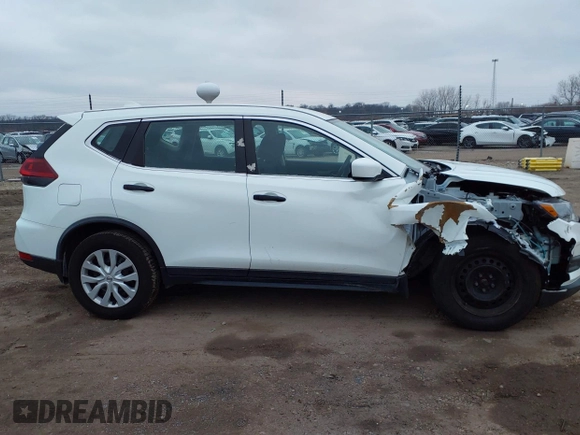 2018 Nissan Rogue SV with VIN KNMAT2MV8JP606457, listed as a IAAI auction lot 41163662 with 81,479 mi miles. Bid and sale history available at carsss.com. Image 13.
