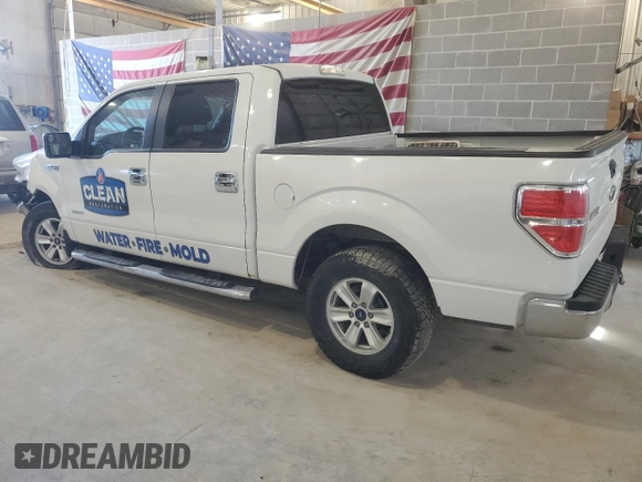 2013 Ford F-150 XL with VIN 1FTFW1ET6DFD16958, listed as a Copart auction lot 46239485 with 163,442 mi miles and Salvage Title. Bid and sale history available at carsss.com. Image 2.