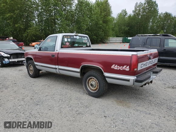 1988 Chevrolet Silverado 1500 with VIN 1GCDK14K8JE191314, listed as a Copart auction lot 57048225 with 134,298 mi miles and Clean Title. Bid and sale history available at DreamBid. Image 2.