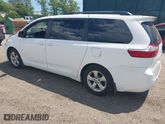 2015 Toyota Sienna LE AAS with VIN 5TDKK3DC1FS599053, listed as a IAAI auction lot 42216805 with 167,280 mi miles and . Bid and sale history available at DreamBid. Image 3.