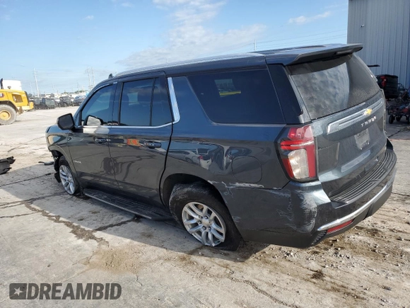 2021 Chevrolet Tahoe LT with VIN 1GNSKNKD2MR243205, listed as a Copart auction lot 61461115 with 109,782 mi miles and Salvage title. Bid and sale history available at DreamBid. Image 2.