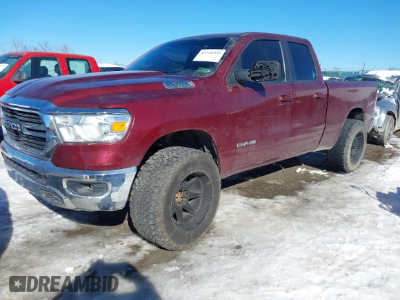 2021 Ram 1500 Big Horn с VIN 1C6SRFBT5MN760207, выставлен на аукционе IAAI как лот 41326935 с пробегом 58 667 миль миль и . История ставок и продаж доступна на DreamBid. Изображение 20.