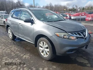 2014 Nissan Murano S with VIN JN8AZ1MW4EW514506, listed as a IAAI auction lot 41423337 with 127,981 mi miles and . Bid and sale history available at DreamBid. Image 1.
