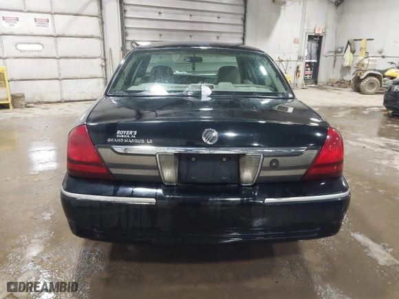 2009 Mercury Grand Marquis LS with VIN 2MEHM75V39X602084, listed as a IAAI auction lot 41615859 with 102,051 mi miles. Bid and sale history available at carsss.com. Image 16.