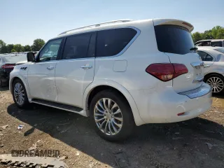 2016 Infiniti QX80 with VIN JN8AZ2NE5G9121014, listed as a Copart auction lot 60242204 with 118,575 mi miles and Salvage Title. Bid and sale history available at carsss.com. Image 2.
