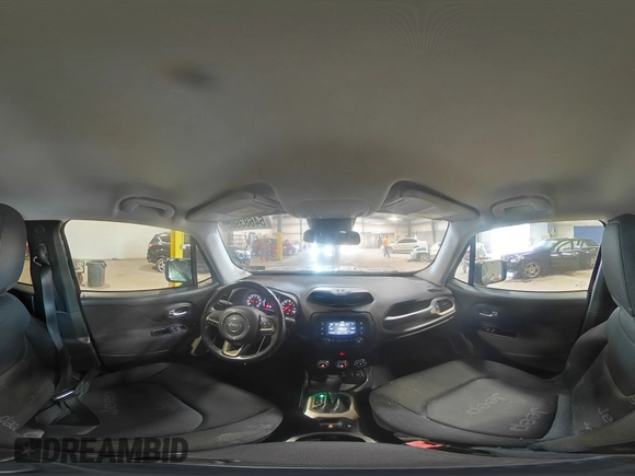 2017 Jeep Renegade Latitude with VIN ZACCJABB8HPG23144, listed as a Copart auction lot 54683905 with 82,950 mi miles and Salvage Title. Bid and sale history available at carsss.com. Image 16.