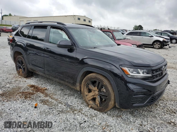 2023 Volkswagen Atlas SEL R-Line Black z VIN 1V2SR2CA1PC552029, wystawiony jako Copart lot #54371935 z przebiegiem Nie podano mil oraz Szkoda całkowita • Salvage title. Historia ofert i sprzedaży dostępna na DreamBid. Obrazek 4.