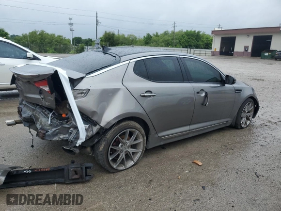2013 Kia Optima SX with VIN 5XXGR4A62DG102323, listed as a Copart auction lot 59684425 with 210,005 mi miles and Salvage title. Bid and sale history available at DreamBid. Image 3.