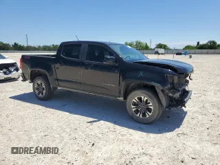 2021 Chevrolet Colorado 2WD Z71 with VIN 1GCGSDEN1M1227685, listed as a Copart auction lot 53321485 with 40,180 mi miles and Salvage title. Bid and sale history available at DreamBid. Image 4.