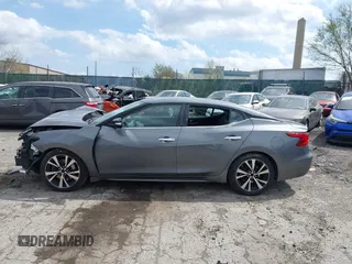 2018 Nissan Maxima SV with VIN 1N4AA6APXJC384102, listed as a IAAI auction lot 41907089 with 91,321 mi miles and . Bid and sale history available at DreamBid. Image 14.