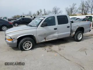 2000 Dodge Dakota Sport with VIN 1B7GL2AX6YS681262, listed as a Copart auction lot 51145495 with 212,463 mi miles and Salvage Title. Bid and sale history available at carsss.com. Image 1.