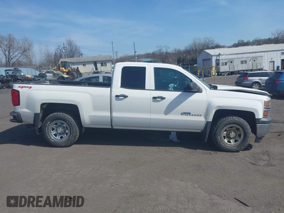 2014 Chevrolet Silverado 1500 Work Truck with VIN 1GCVKPEHXEZ294663, listed as a IAAI auction lot 41811465 with 124,587 mi miles and . Bid and sale history available at DreamBid. Image 13.