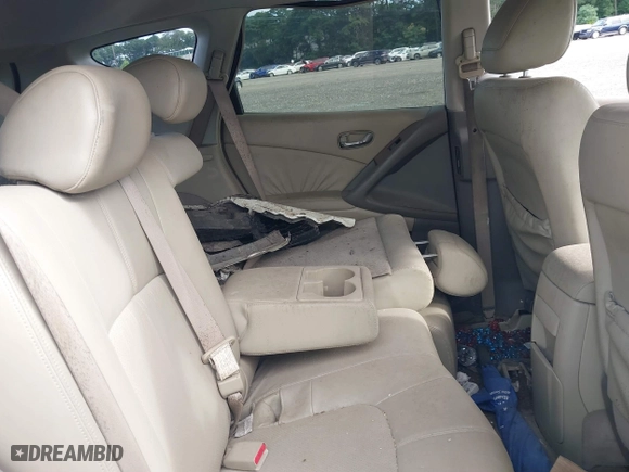 2009 Nissan Murano SL with VIN JN8AZ18W99W119138, listed as a IAAI auction lot 40150339 with 1 mi miles. Bid and sale history available at carsss.com. Image 8.