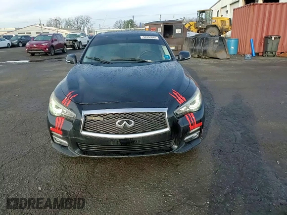 2015 Infiniti Q50 z VIN JN1BV7AR9FM396174, wystawiony jako Copart lot #50393685 z przebiegiem 110 824 mil mil oraz Szkoda całkowita • Salvage title. Historia ofert i sprzedaży dostępna na DreamBid. Obrazek 14.