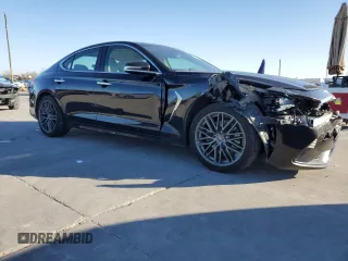 2019 Genesis G70 2.0T Advanced with VIN KMTG64LA0KU037457, listed as a Copart auction lot 86266454 with 126,237 mi miles and Salvage Title. Bid and sale history available at carsss.com. Image 4.