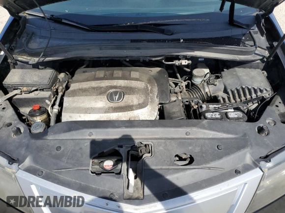 2010 Acura MDX Technology Pkg with VIN 2HNYD2H65AH529544, listed as a Copart auction lot 55494205 with 195,830 mi miles and Clean Title. Bid and sale history available at carsss.com. Image 12.
