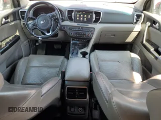 2017 Kia Sportage EX with VIN KNDPNCAC8H7215672, listed as a Copart auction lot 50593845 with 96,665 mi miles and Salvage title. Bid and sale history available at DreamBid. Image 8.