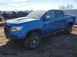 2022 Chevrolet Colorado 4WD ZR2 with VIN 1GCGTEEN1N1318735, listed as a Copart auction lot 47294015 with 9,407 mi miles and Salvage Title. Bid and sale history available at carsss.com. Image 1.