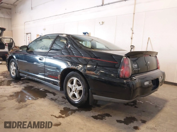 2003 Chevrolet Monte Carlo LS with VIN 2G1WW12E739183648, listed as a IAAI auction lot 41534454 with 143,464 mi miles. Bid and sale history available at carsss.com. Image 3.