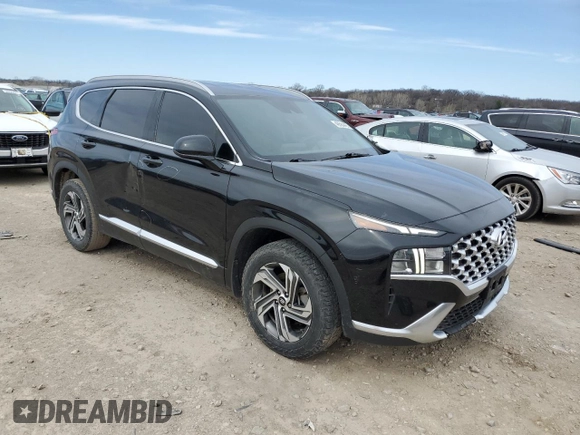 2022 Hyundai Santa Fe SEL with VIN 5NMS24AJ1NH429706, listed as a Copart auction lot 49584485 with 83,535 mi miles and Salvage Title. Bid and sale history available at DreamBid. Image 4.
