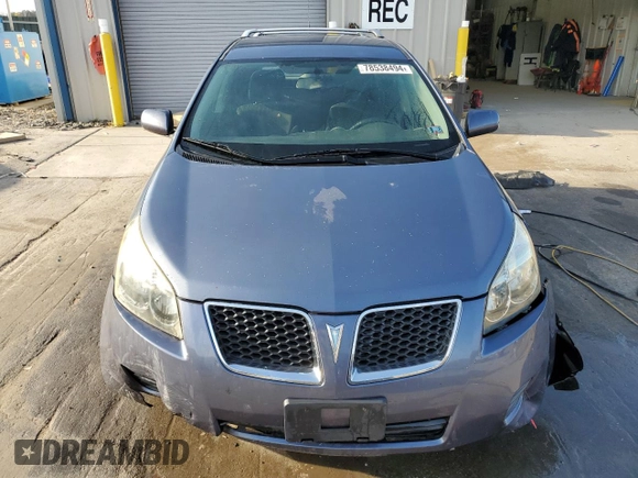 2009 Pontiac Vibe with VIN 5Y2SM67049Z452998, listed as a Copart auction lot 78538494 with 184,596 mi miles and Salvage Title. Bid and sale history available at carsss.com. Image 5.