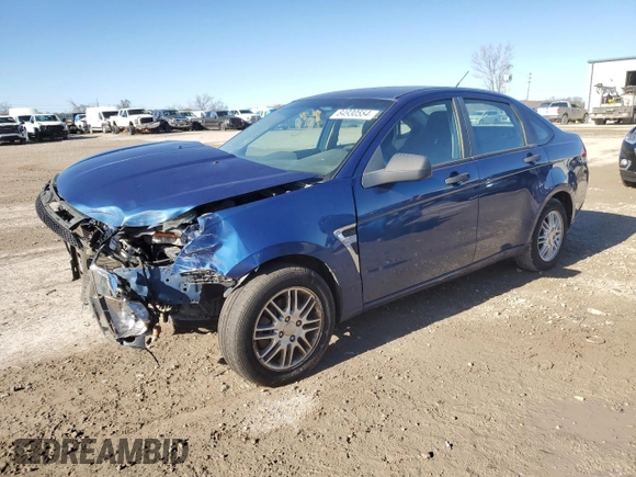 2008 Ford Focus SE with VIN 1FAHP35N38W177919, listed as a Copart auction lot 84930554 with 200,383 mi miles and Salvage Title. Bid and sale history available at carsss.com. Image 1.