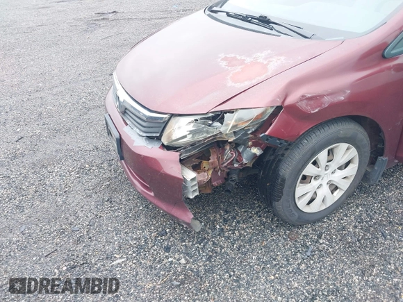 2012 Honda Civic LX z VIN 2HGFB2F55CH600274, wystawiony jako IAAI lot #42225760 z przebiegiem 249 516 mil mil oraz . Historia ofert i sprzedaży dostępna na DreamBid. Obrazek 6.