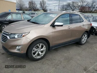 2018 Chevrolet Equinox Premier with VIN 2GNAXMEV5J6219290, listed as a Copart auction lot 50067235 with 69,387 mi miles and Salvage Title. Bid and sale history available at carsss.com. Image 1.