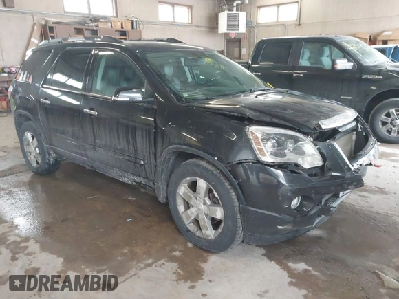 2010 GMC Acadia SLT1 with VIN 1GKLVMEDXAJ104416, listed as a IAAI auction lot 41292983 with 160,462 mi miles. Bid and sale history available at carsss.com. Image 1.