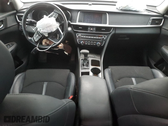 2019 Kia Optima S with VIN 5XXGT4L39KG280635, listed as a Copart auction lot 82178854 with 49,675 mi miles and Salvage Title. Bid and sale history available at carsss.com. Image 8.
