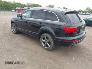 2012 Audi Q7 3.0T S line with VIN WA1DGAFEXCD003968, listed as a IAAI auction lot 42045370 with 145,365 mi miles. Bid and sale history available at carsss.com. Image 3.