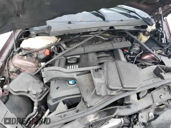 2007 BMW 3 Series 328i with VIN WBAVA37587ND55145, listed as a Copart auction lot 89303175 with Not provided miles and Salvage title. Bid and sale history available at DreamBid. Image 11.