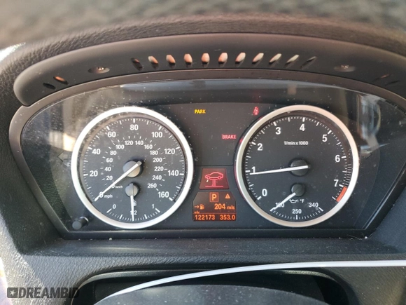 2014 BMW X6 50i with VIN 5UXFG8C51EL592475, listed as a Copart auction lot 48322115 with 122,173 mi miles and Clean Title. Bid and sale history available at carsss.com. Image 9.