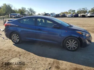2015 Hyundai Elantra SE with VIN 5NPDH4AE9FH582106, listed as a Copart auction lot 76104884 with 89,183 mi miles and Salvage Title. Bid and sale history available at carsss.com. Image 4.