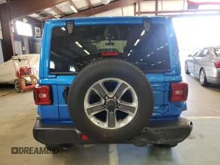 2022 Jeep Wrangler Unlimited Sahara Altitude with VIN 1C4HJXEG0NW255315, listed as a Copart auction lot 87821535 with 40,113 mi miles and Clean title. Bid and sale history available at DreamBid. Image 6.