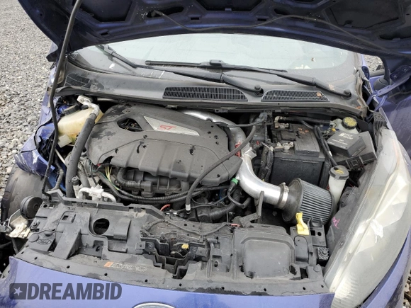 2015 Ford Fiesta ST with VIN 3FADP4GX8FM124018, listed as a Copart auction lot 43229785 with 85,972 mi miles and Salvage Title. Bid and sale history available at carsss.com. Image 12.