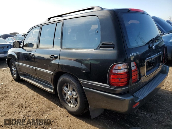 2002 Lexus LX 470 z VIN JTJHT00W923521442, wystawiony jako Copart lot #55936255 z przebiegiem 184 103 mil mil oraz Tytuł czysty. Historia ofert i sprzedaży dostępna na DreamBid. Obrazek 2.