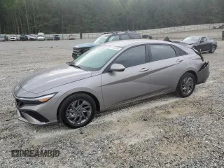 2024 Hyundai Elantra SEL with VIN KMHLM4DG3RU706168, listed as a Copart auction lot 55553985 with 9,112 mi miles and Salvage title. Bid and sale history available at DreamBid. Image 1.