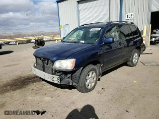 2003 Toyota Highlander with VIN JTEHF21AX30109263, listed as a Copart auction lot 44826195 with 214,959 mi miles and Salvage Title. Bid and sale history available at carsss.com. Image 12.
