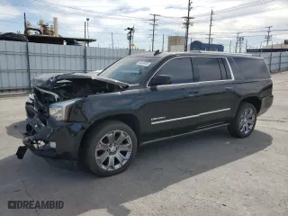 2016 GMC Yukon XL Denali with VIN 1GKS1HKJ1GR270536, listed as a Copart auction lot 46454485 with 0 mi miles and Salvage Title. Bid and sale history available at carsss.com. Image 1.