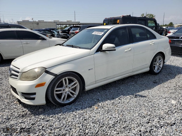 2012 Mercedes-Benz C-Class C 250 Sport with VIN WDDGF4HB3CR231863, listed as a Copart auction lot 50228245 with 0 mi miles and Clean Title. Bid and sale history available at carsss.com. Image 1.