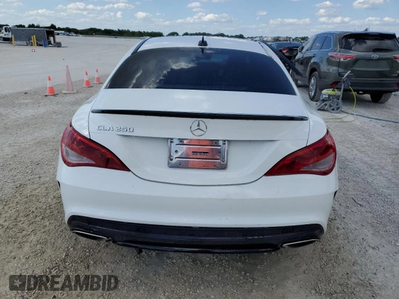 2018 Mercedes-Benz CLA with VIN WDDSJ4EB2JN633178, listed as a Copart auction lot 49388403 with 84,547 mi miles. Bid and sale history available at carsss.com. Image 6.