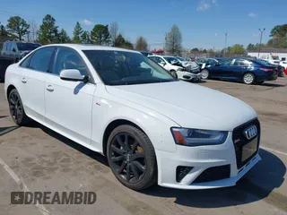 2014 Audi A4 Premium with VIN WAUBFAFL6EA056683, listed as a IAAI auction lot 41898792 with 103,313 mi miles. Bid and sale history available at carsss.com. Image 1.