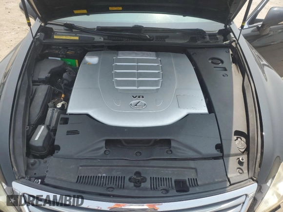 2010 Lexus LS 460 L with VIN JTHDL5EF1A5002894, listed as a Copart auction lot 60102055 with 169,801 mi miles and Salvage title. Bid and sale history available at DreamBid. Image 11.