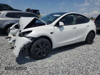 2023 Tesla Model Y Long Range z VIN 7SAYGDEE6PA094794, wystawiony jako Copart lot #55411565 z przebiegiem 18 764 mil mil oraz Szkody całkowita. Historia ofert i sprzedaży dostępna na DreamBid. Obrazek 1.