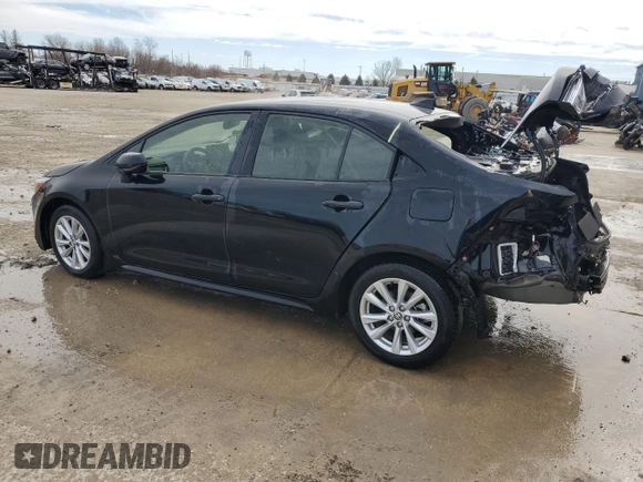 2023 Toyota Corolla Hybrid LE with VIN JTDBCMFE2P3007440, listed as a Copart auction lot 47140785 with 20,620 mi miles and Salvage Title. Bid and sale history available at carsss.com. Image 2.