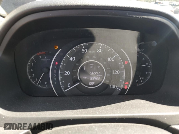 2015 Honda CR-V EX-L with VIN 2HKRM3H75FH513562, listed as a Copart auction lot 50809635 with 156,942 mi miles and Salvage Title. Bid and sale history available at carsss.com. Image 9.