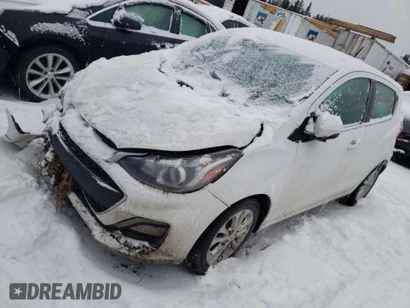 2022 Chevrolet Spark 1LT with VIN KL8CD6SA5NC023587, listed as a Copart auction lot 86223144 with 0 mi miles and Salvage Title. Bid and sale history available at carsss.com. Image 1.