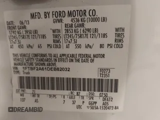 2013 Ford F-250 XL with VIN 1FTBF2A61DEB82032, listed as a IAAI auction lot 41009639 with 45,880 mi miles and . Bid and sale history available at DreamBid. Image 9.