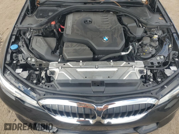 2021 BMW 3 Series 330i xDrive with VIN WBA5R7C09MFK87371, listed as a Copart auction lot 81160724 with 46,817 mi miles and Salvage Title. Bid and sale history available at carsss.com. Image 11.